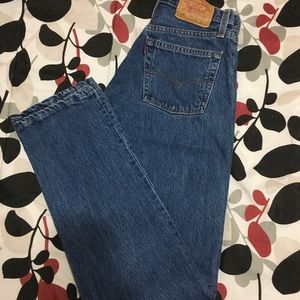 Levis 501 student high waisted jean